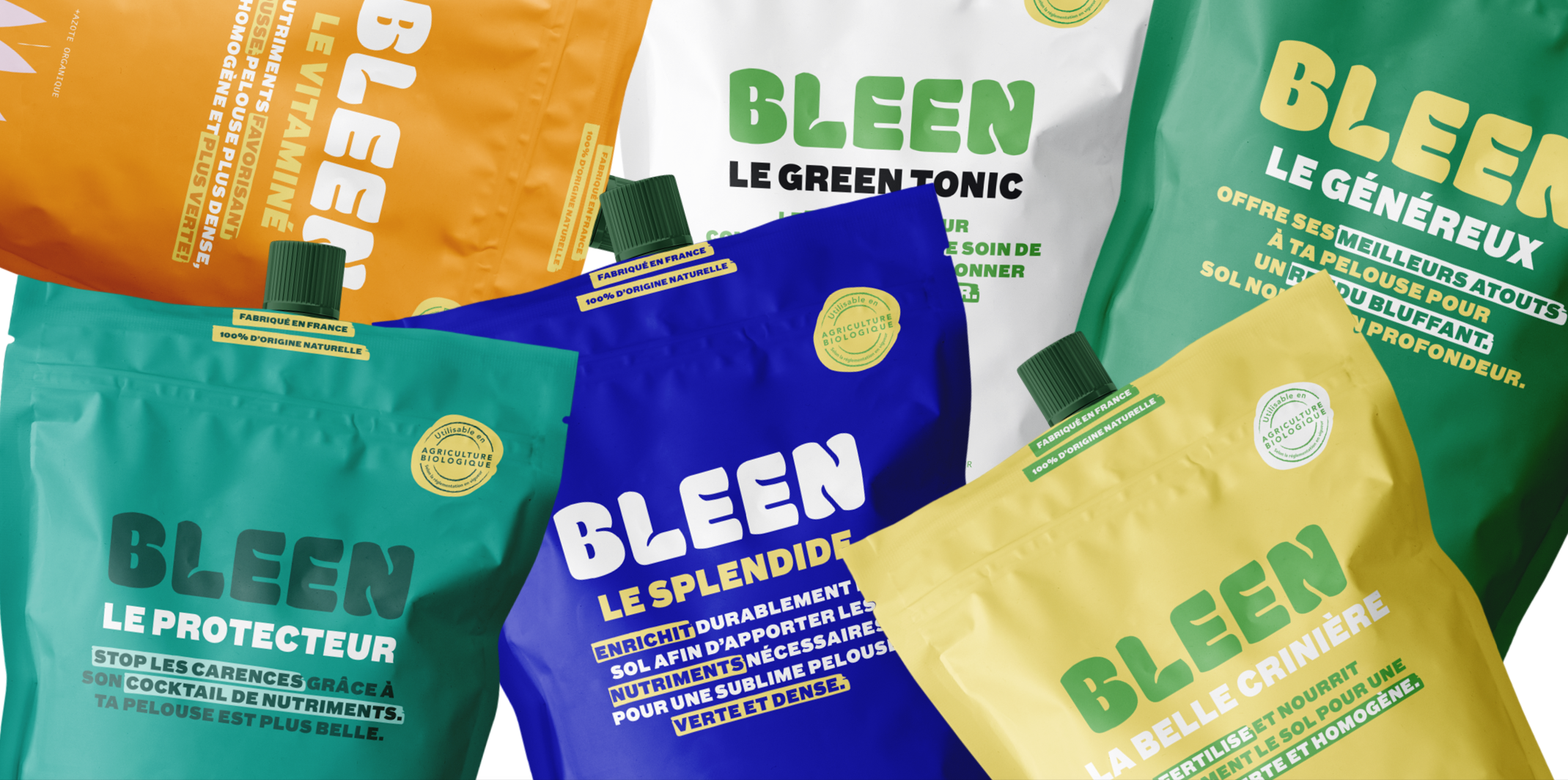 Identité visuelle Bleen Packaging